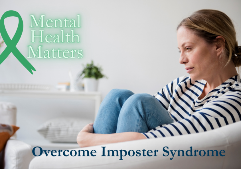 Imposter syndrome lonely lady